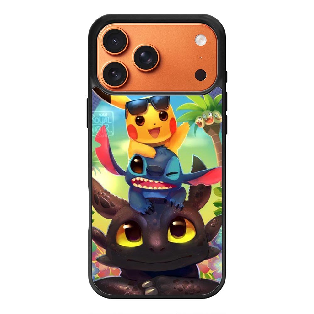 toothless and pikachu iPhone 17 Pro Case OV1723
