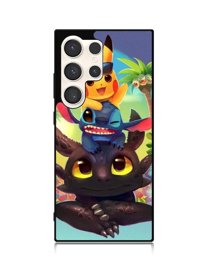 toothless and pikachu Samsung Galaxy S25 Ultra 5G Case QC1723