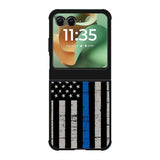 Blue Line Flag Motorola Moto RAZR 2025 Case OV7287