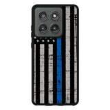 Blue Line Flag Motorola Moto Edge 2025 Case OV7287