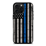 Blue Line Flag iPhone 16 Pro Max Case OV7287