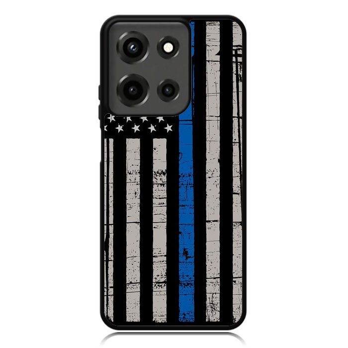 Blue Line Flag Motorola Moto G 5G 2025 Case OV7287