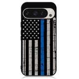 Blue Line Flag Google Pixel 9 | Pixel 9 Pro Case OV7287