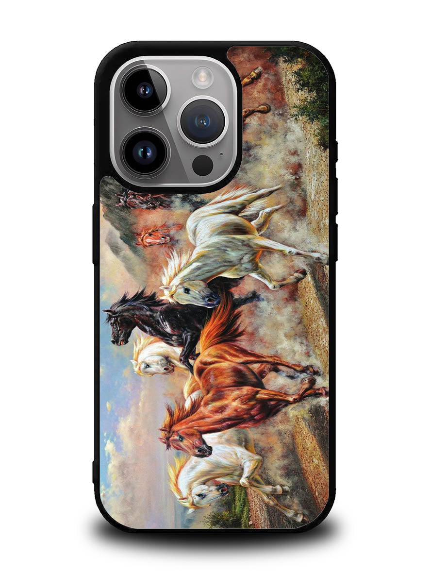 Horses Running 1st iPhone 15 Pro Case