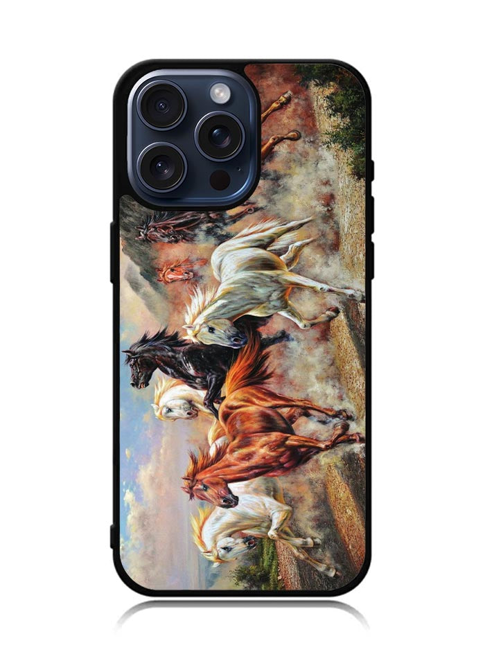 Horses Running iPhone 15 Pro Case OV5230