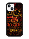 Harry Potter Gryffindor QUOTES iPhone 14 Case QC5152