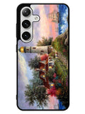 Lighthouse On Hill art Samsung Galaxy S24 5G Case