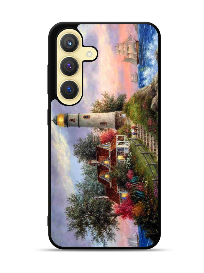 Lighthouse On Hill art Samsung Galaxy S24 Plus 5G , Samsung Galaxy S24+ 5G Case