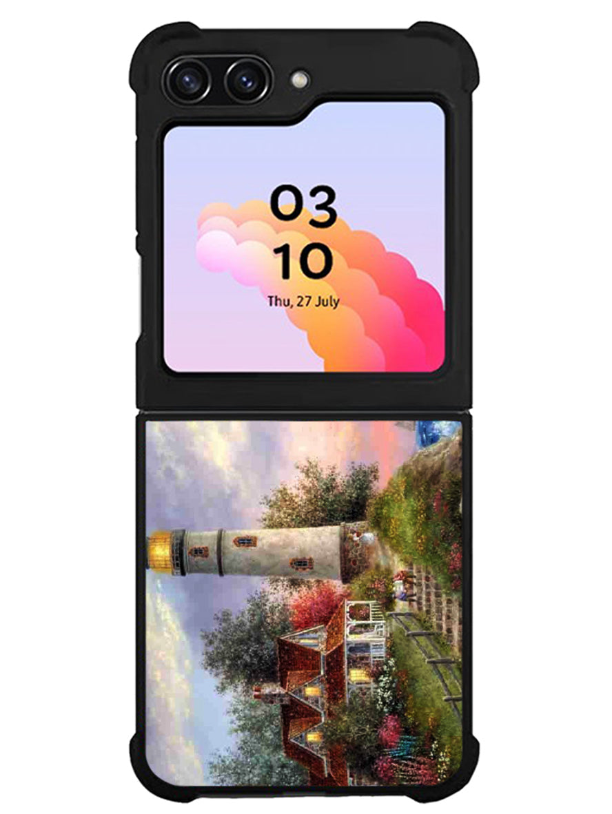 Lighthouse On Hill art Samsung Galaxy Z Flip 5 5G 2023 Case