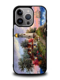 Lighthouse On Hill art iPhone 15 Pro Case