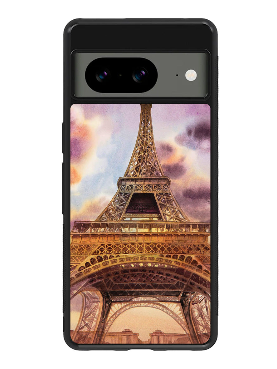 Eiffel Painting of Paris Google Pixel 8A Case QC1767