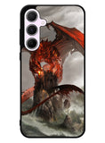 Red Dragon Wallpaper Samsung Galaxy A55 5G Case