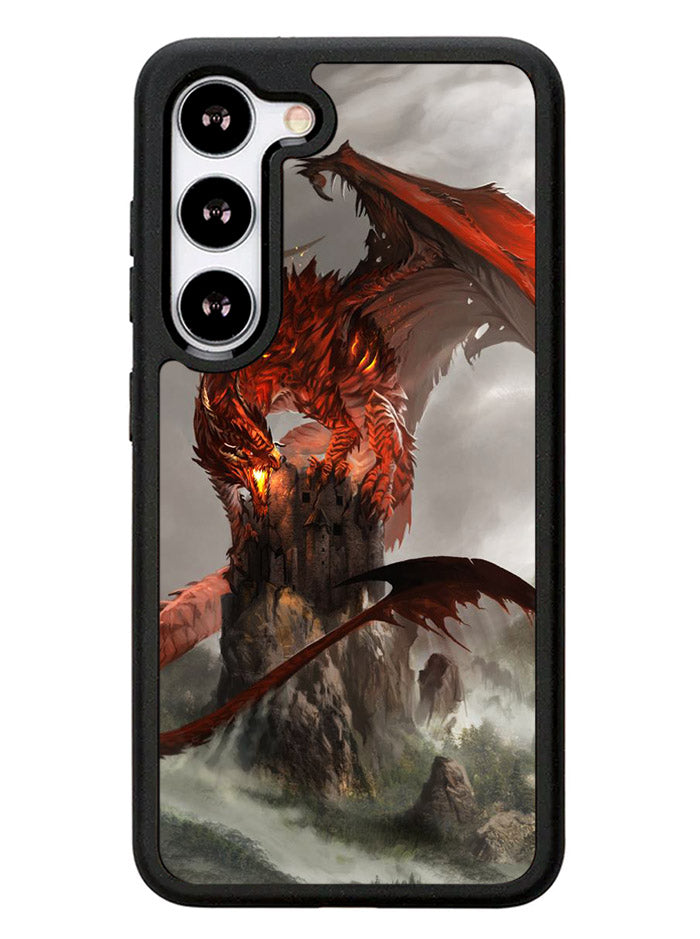 Red Dragon Wallpaper Samsung Galaxy S23 5G Case