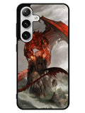 Red Dragon Wallpaper Samsung Galaxy S24 5G Case