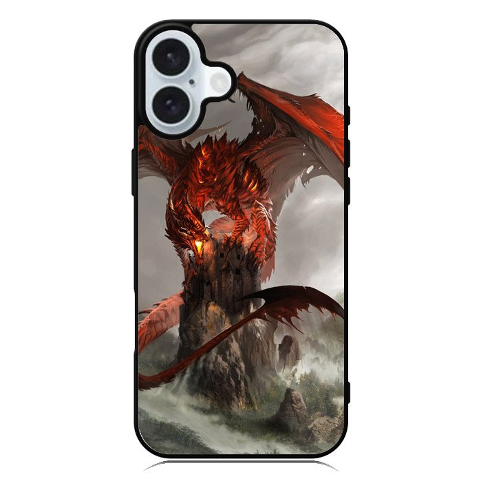 Red Dragon Wallpaper iPhone 16 Case
