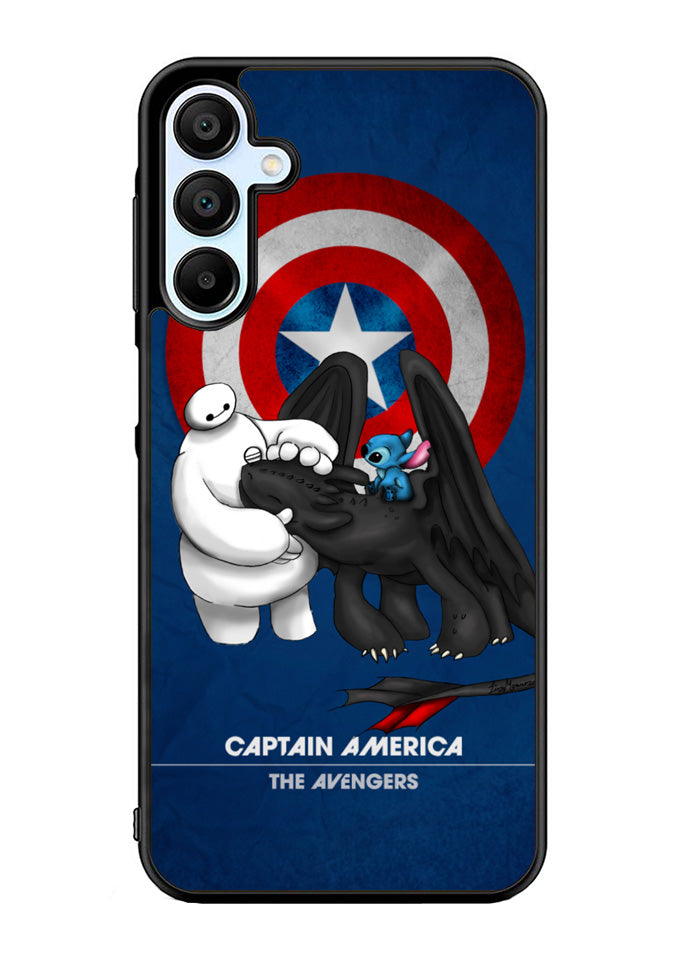 Stitch Baymax Toothless CAPTAIN AMERICA Samsung Galaxy A15 5G Case OV2340