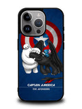 Stitch Baymax Toothless CAPTAIN AMERICA iPhone 15 Pro Max Case OV2340