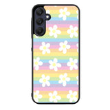 Rainbow Line Flower FORL0013 Samsung Galaxy A15 A25 A35 A55 5G Case