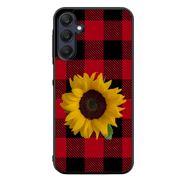 Sunflower Tartan FORL0018 Samsung Galaxy A15 A25 A35 A55 5G Case
