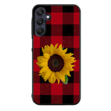 Sunflower Tartan FORL0018 Samsung Galaxy A15 A25 A35 A55 5G Case