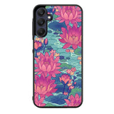Pink Blue Flower FORL0096 Samsung Galaxy A15 A25 A35 A55 5G Case