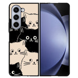 Cute Cat FORL0097 Samsung Galaxy Z Flip 5 , Z Flip 4 , Z Flip 3 ,  Z Fold 5 , Z Fold 4 , Z Fold 3 5G Case