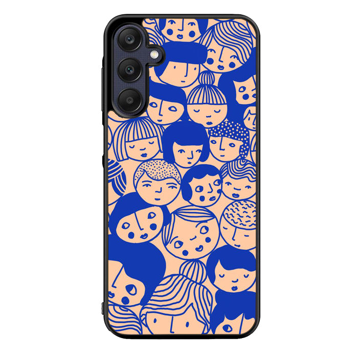 Doodle Face FORL0112 Samsung Galaxy A15 A25 A35 A55 5G Case
