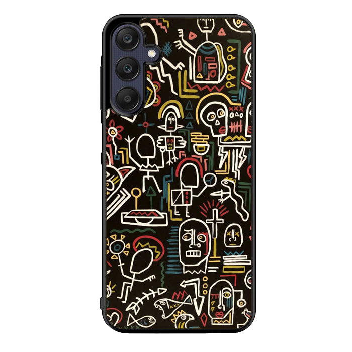 Skull Doodle FORL0113 Samsung Galaxy A15 A25 A35 A55 5G Case