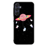Cat Play Planet FORL0145 Samsung Galaxy A15 A25 A35 A55 5G Case