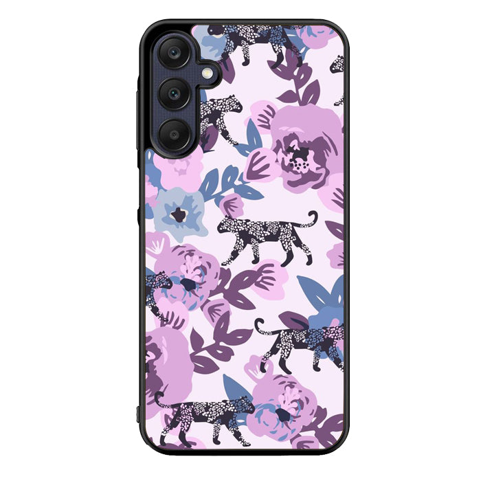 Leopard Florals FRL0161 Samsung Galaxy A15 A25 A35 A55 5G Case