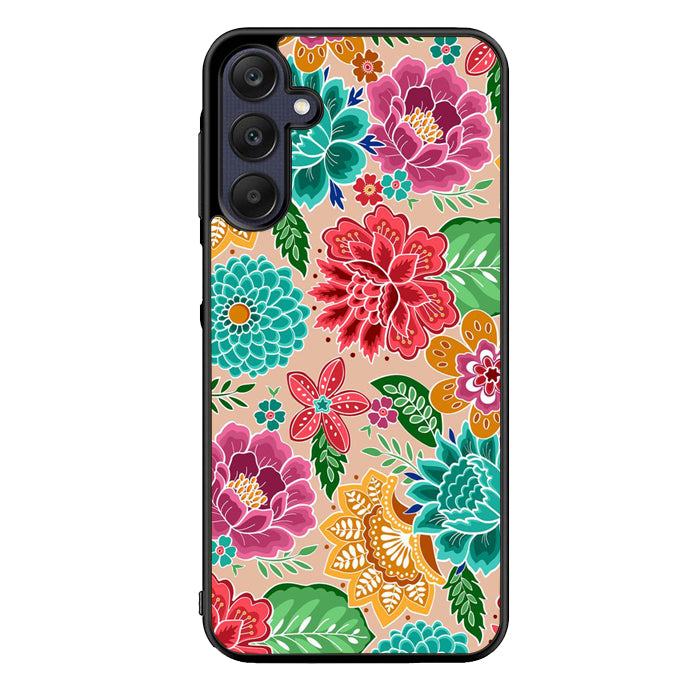 Flowers Vintage Pattern FRL0186 Samsung Galaxy A15 A25 A35 A55 5G Case
