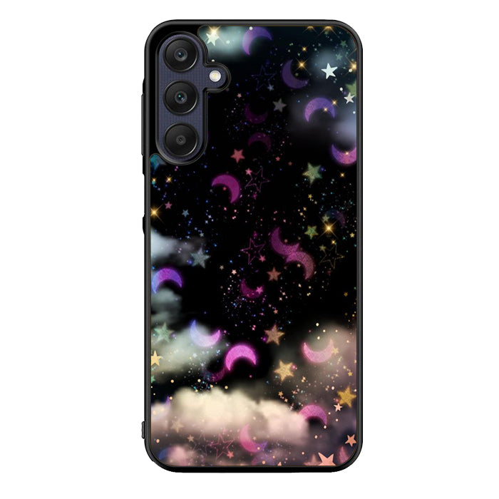 Moon and Star FRL0190 Samsung Galaxy A15 A25 A35 A55 5G Case