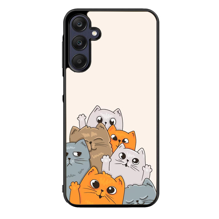 Say Hi Cat FRL0256 Samsung Galaxy A15 A25 A35 A55 5G Case