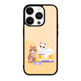 Duo Cute Cat FRL0258 iPhone 14 Pro Max | iPhone 14 Pro | iPhone 14 Plus | iPhone 14 Case