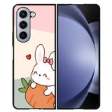 Cute Rabbit FRL0259 Samsung Galaxy Z Flip 5 , Z Flip 4 , Z Flip 3 ,  Z Fold 5 , Z Fold 4 , Z Fold 3 5G Case