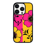 Pink Yellow Flowers FRL0284 iPhone 14 Pro Max | iPhone 14 Pro | iPhone 14 Plus | iPhone 14 Case