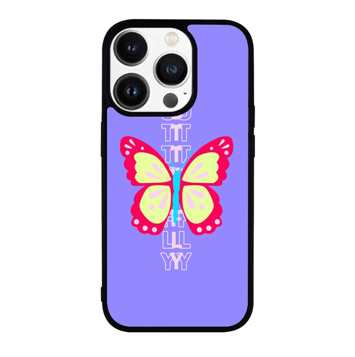 Butterfly Purple FRL0303 iPhone 14 Pro Max | iPhone 14 Pro | iPhone 14 Plus | iPhone 14 Case