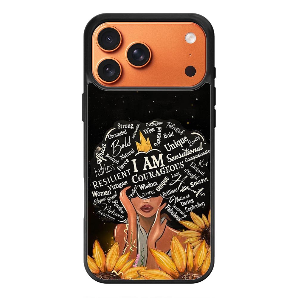 I am Courageous Sunflower FRL0332 iPhone 17 Pro Case