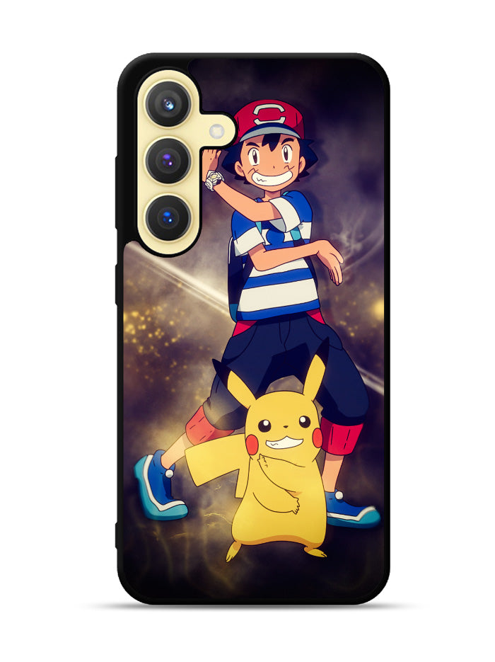 Pokemon Ash And Pikachu Samsung Galaxy S24 Plus 5G , Samsung Galaxy S24+ 5G Case OV9391