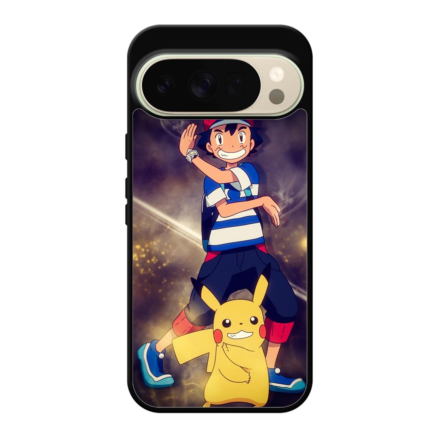Pokemon Ash And Pikachu Google Pixel 10 Pro Case OV9391