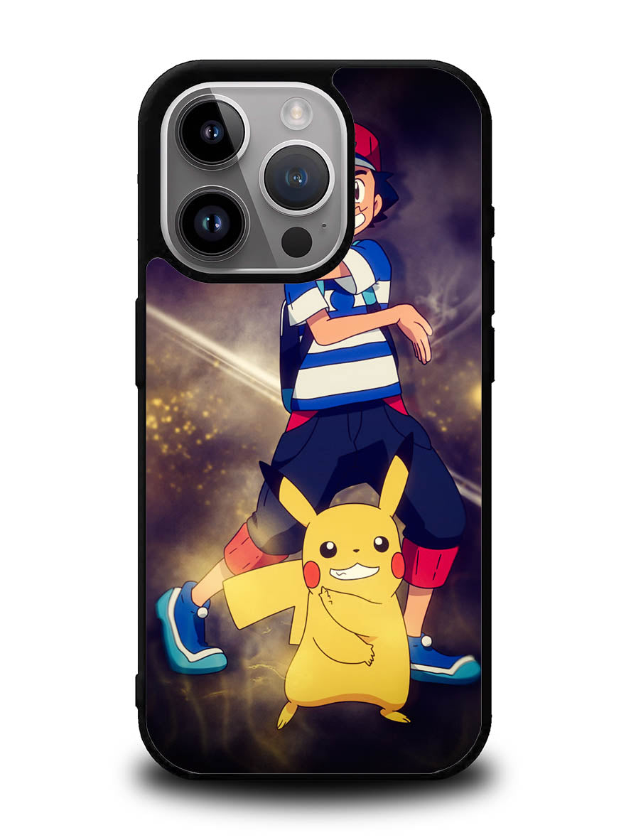 Pokemon Ash And Pikachu iPhone 14 Pro Case QC9391
