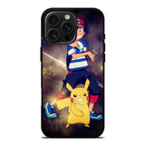 Pokemon Ash And Pikachu iPhone 16 Pro Max Case OV9391