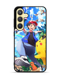 Pokemon Ash And Pikachu Samsung Galaxy S23 Plus 5G , Samsung Galaxy S23+ 5G Case QC9392