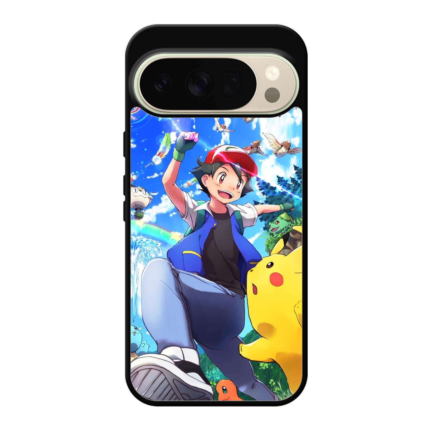 Pokemon Ash And Pikachu Google Pixel 10 Pro Case QC9392