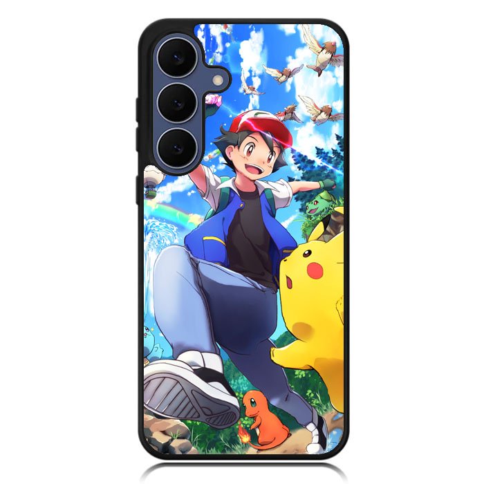 Pokemon Ash And Pikachu Samsung Galaxy S25 FE Case OV9392