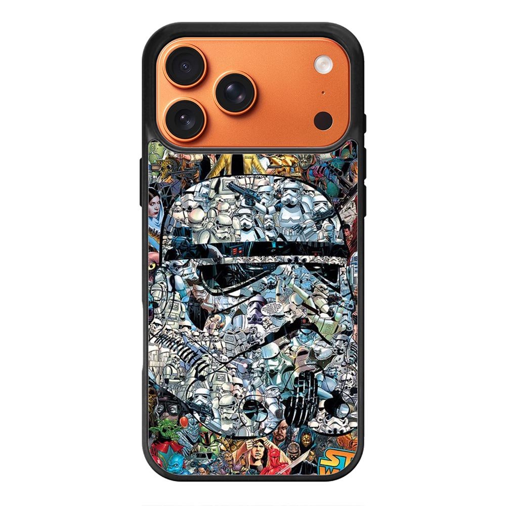 Pattern Darth Vader Star Wars iPhone 17 Pro Max Case QC7977