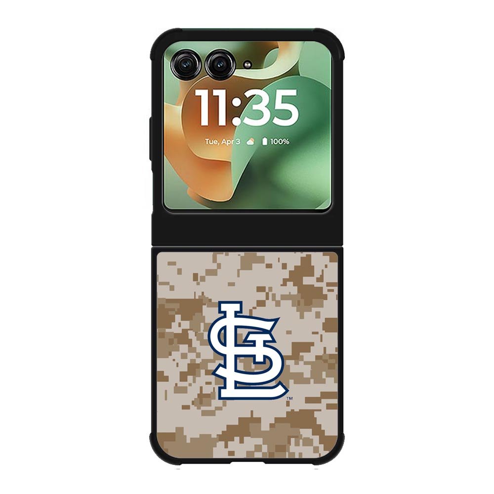 Brown Louis Cardinals Motorola Moto RAZR 2025 Case OV9227