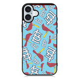 Pattern ST Louis Cardinals iPhone 16 Plus Case QC9214