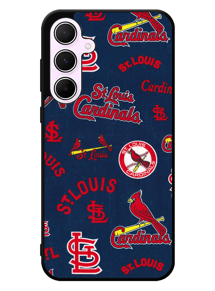 St Louis Cardinals Pattern Samsung Galaxy A55 5G Case