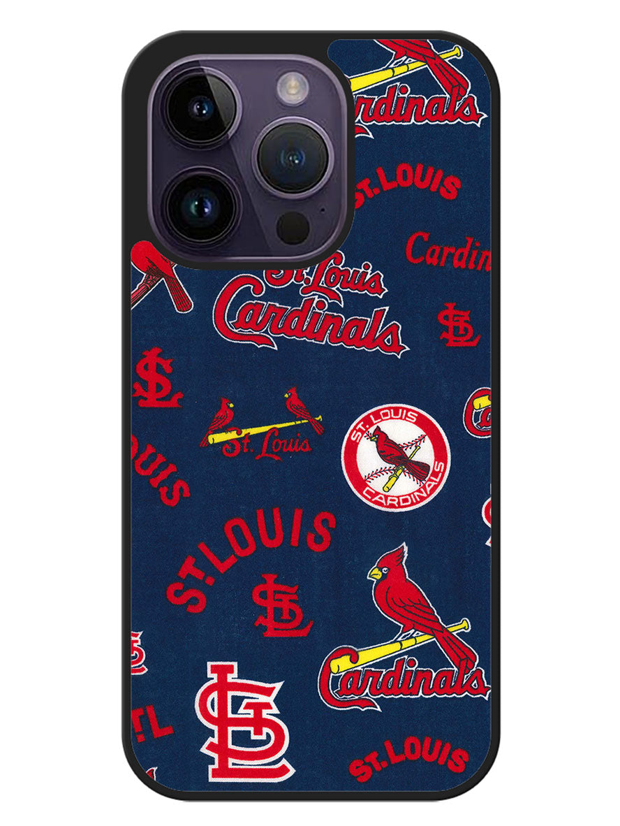 St Louis Cardinals Pattern iPhone 14 Pro Case OV9208